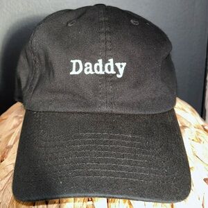 KBETHOS Classic Embroidered “Daddy” Black Cap
